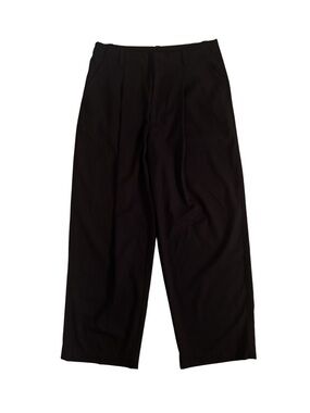 Standard Cloth Classic Black Wide Leg Pleated Trousers